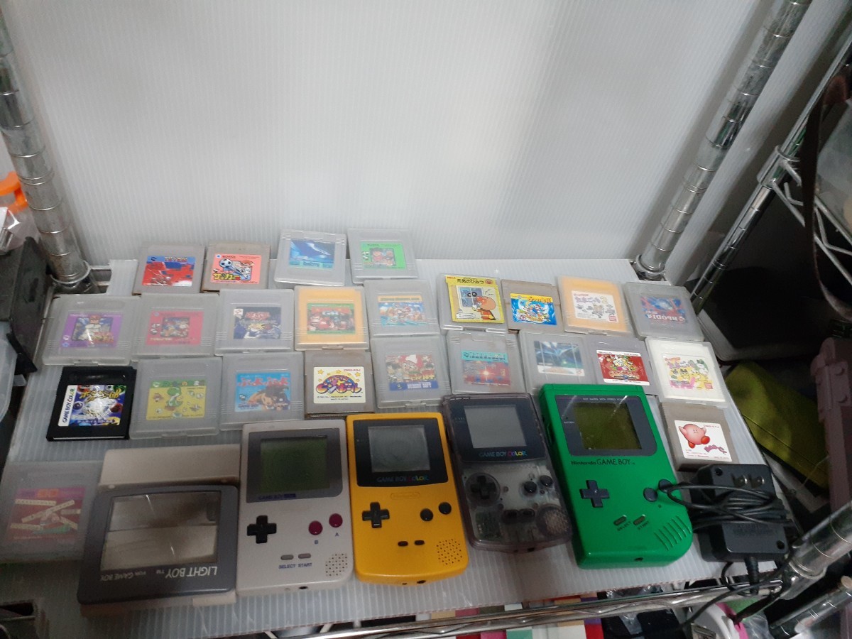 全国無料，新品 ゲームボーイカラー Nintendo本体4点テーフ26点 ジャンク品(本体)｜売買されたオークション情報、yahooの商品情報をアーカイブ公開 - オークファン 本体、アクセサリー