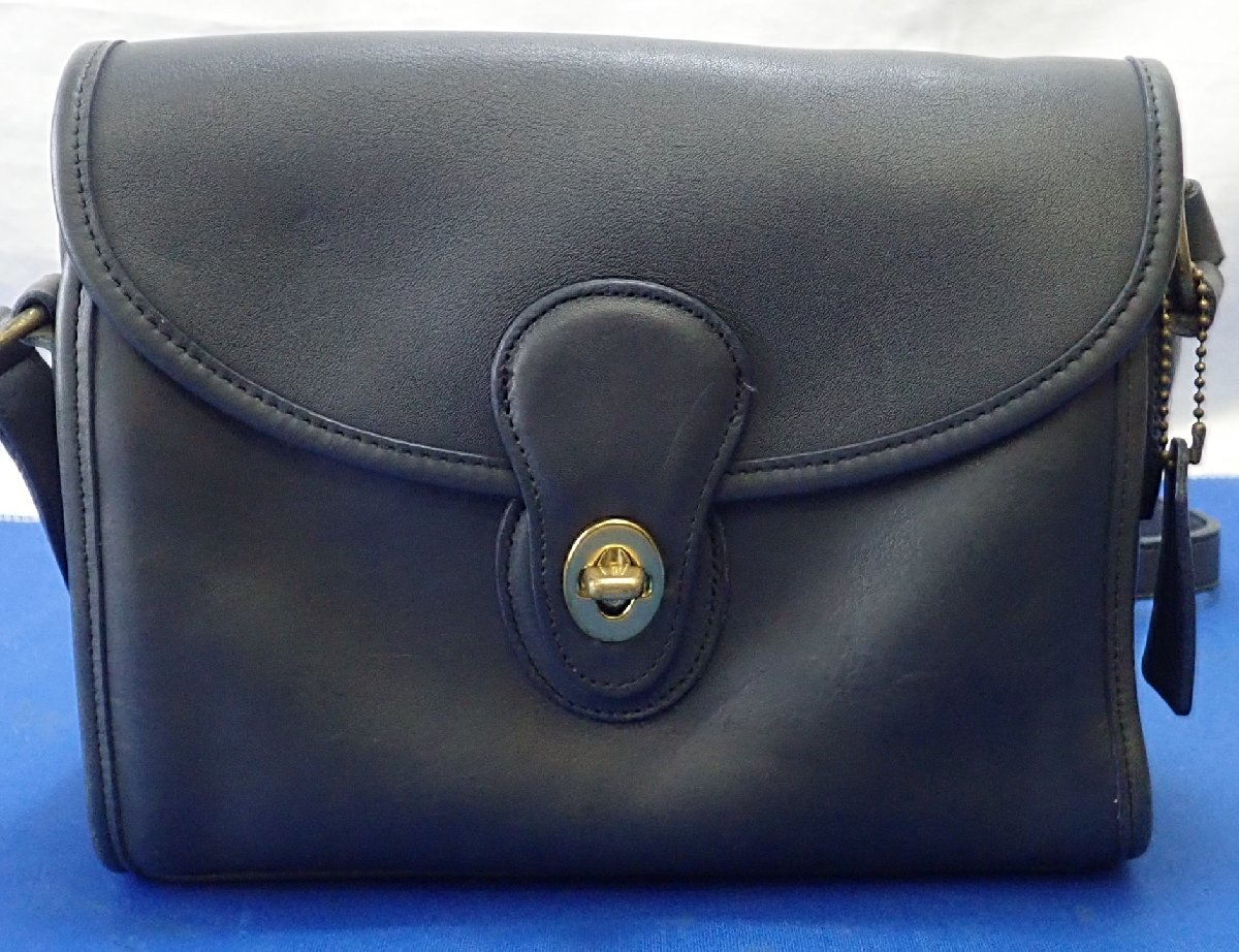 ◎COACH コーチ ショルダーバッグ 9908 オールドコーチ レザー ダーク