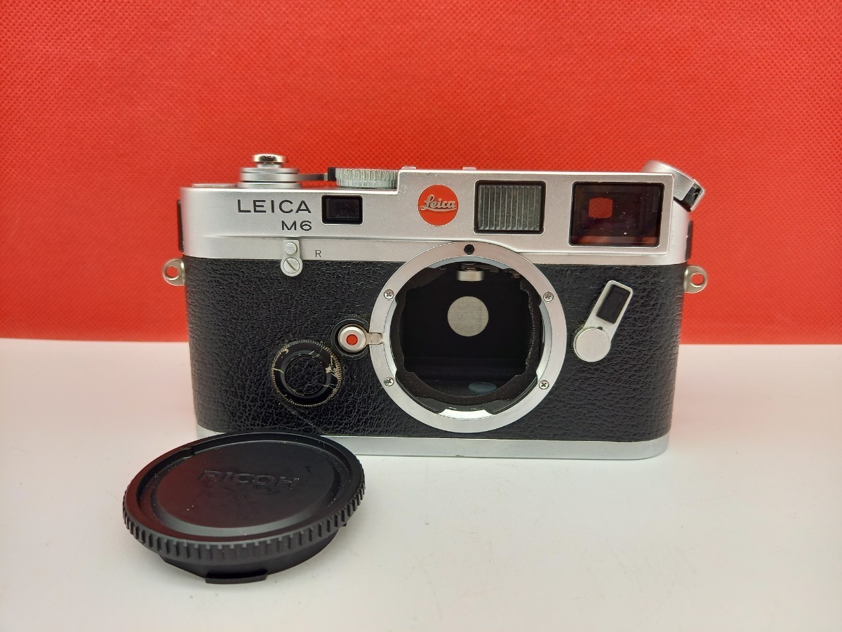 □ Leica M6 ボディ シルバー フィルムカメラ 動作確認済 シャッター