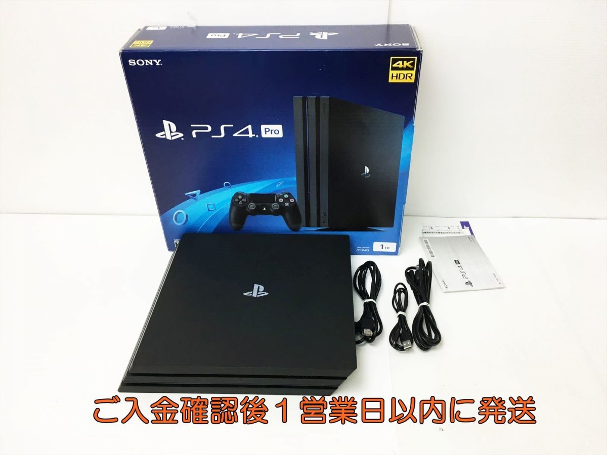 【1円】PS4 Pro 本体/箱 セット 1TB ブラック SONY PlayStation4 CUH-7200B 初期化 動作確認済 プレステ4プロ J07-551rm/G4 1TB ブラック Pro