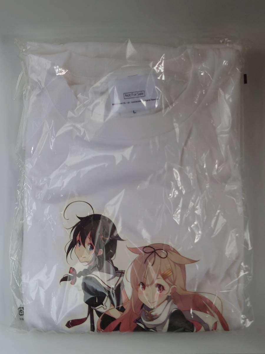 艦隊これくしょん -艦これ- 時雨改二＆夕立改二 ペール缶入りオリジナルTシャツ ローソン 抽プレ品 玖条イチソ