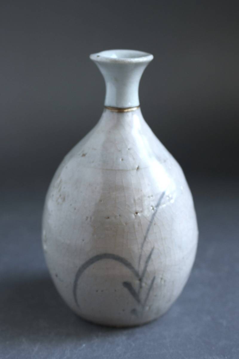 古伊万里 伊万里徳利 蛸唐草 染付 骨董 アンティーク 陶器 花瓶 ◇ 古
