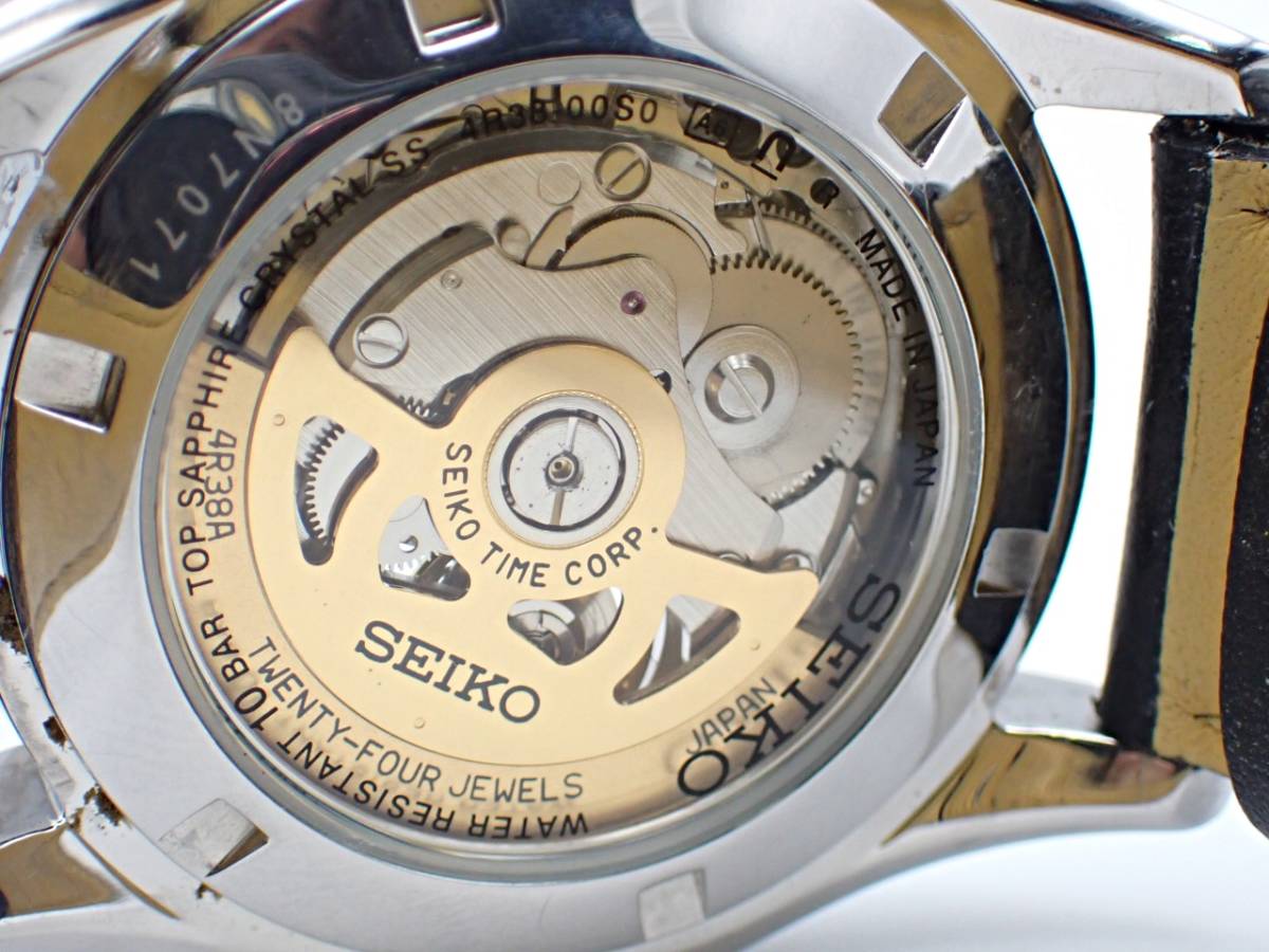 1円～☆稼働品☆SEIKO セイコー AT/自動巻 4R38-00S0 プレサージュ 
