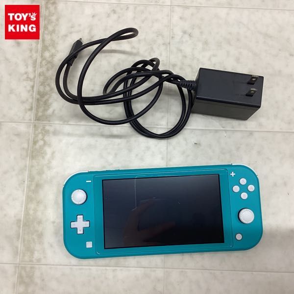 1円〜 動作確認/初期化済 箱無 Nintendo Switch Lite HDH-001 ターコイズ