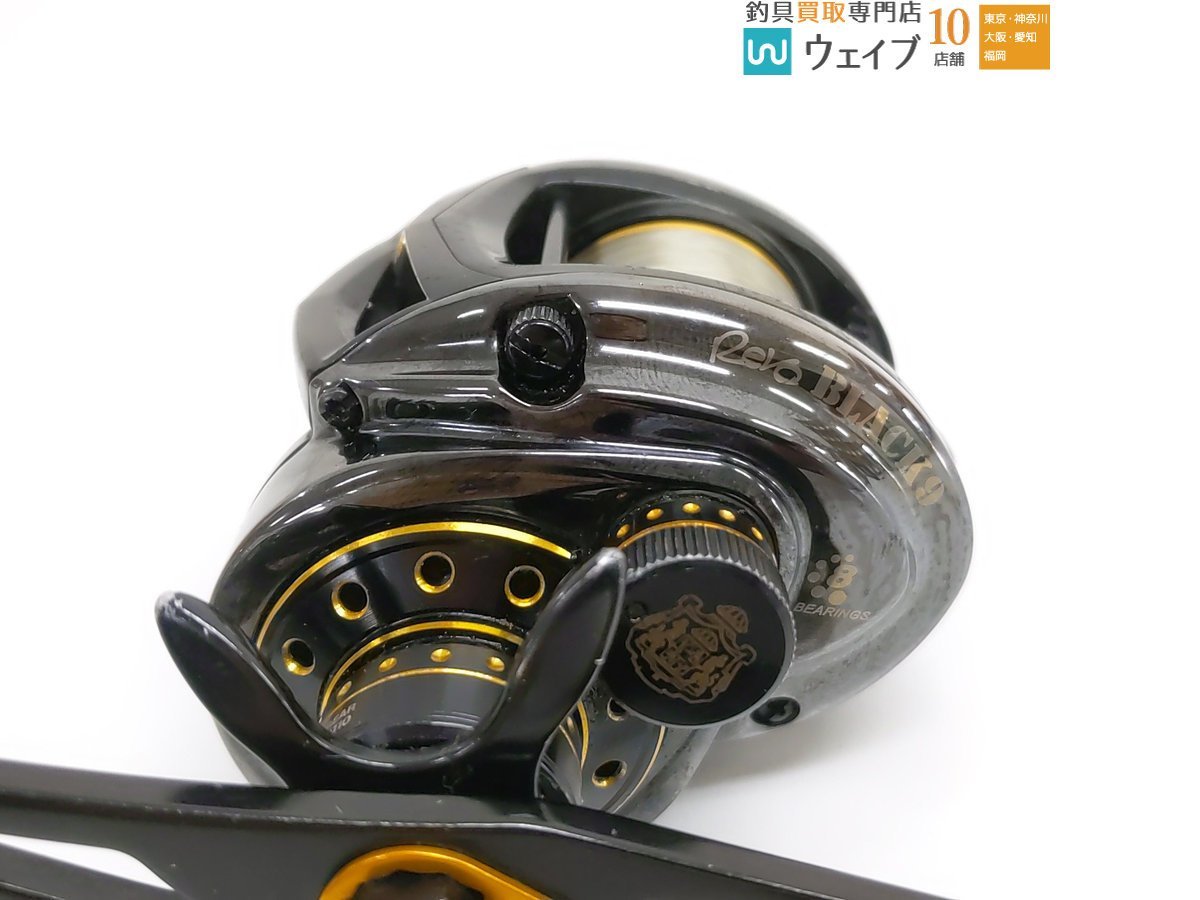 アブガルシア レボ3 ブラック 9 左 ※注意有 アブガルシア レボ 0 中古送料