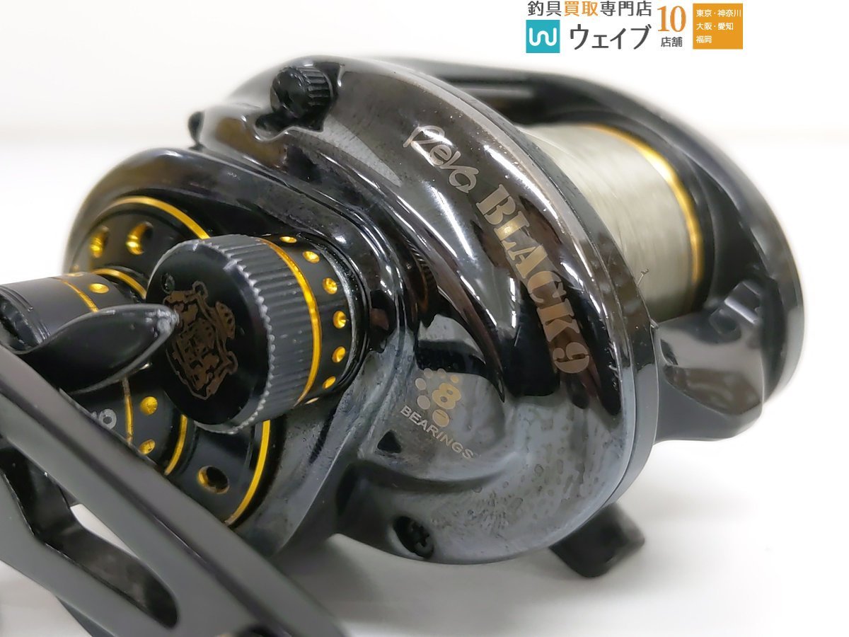 アブガルシア レボ3 ブラック 9 左 ※注意有 アブガルシア レボ 0 中古送料