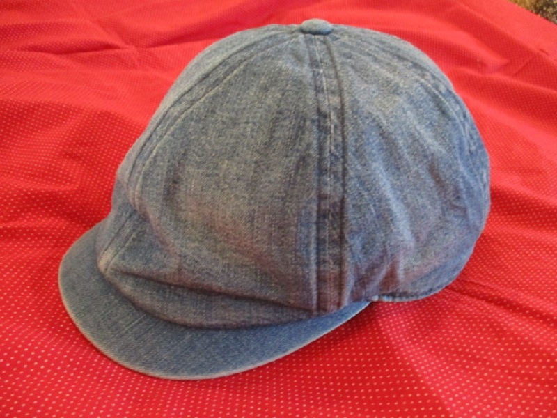 ★SALE★【新品・未使用・タグ付き】★RRL/ダブルアールエル/デニム ニュースボーイ キャップ/Мサイズ★