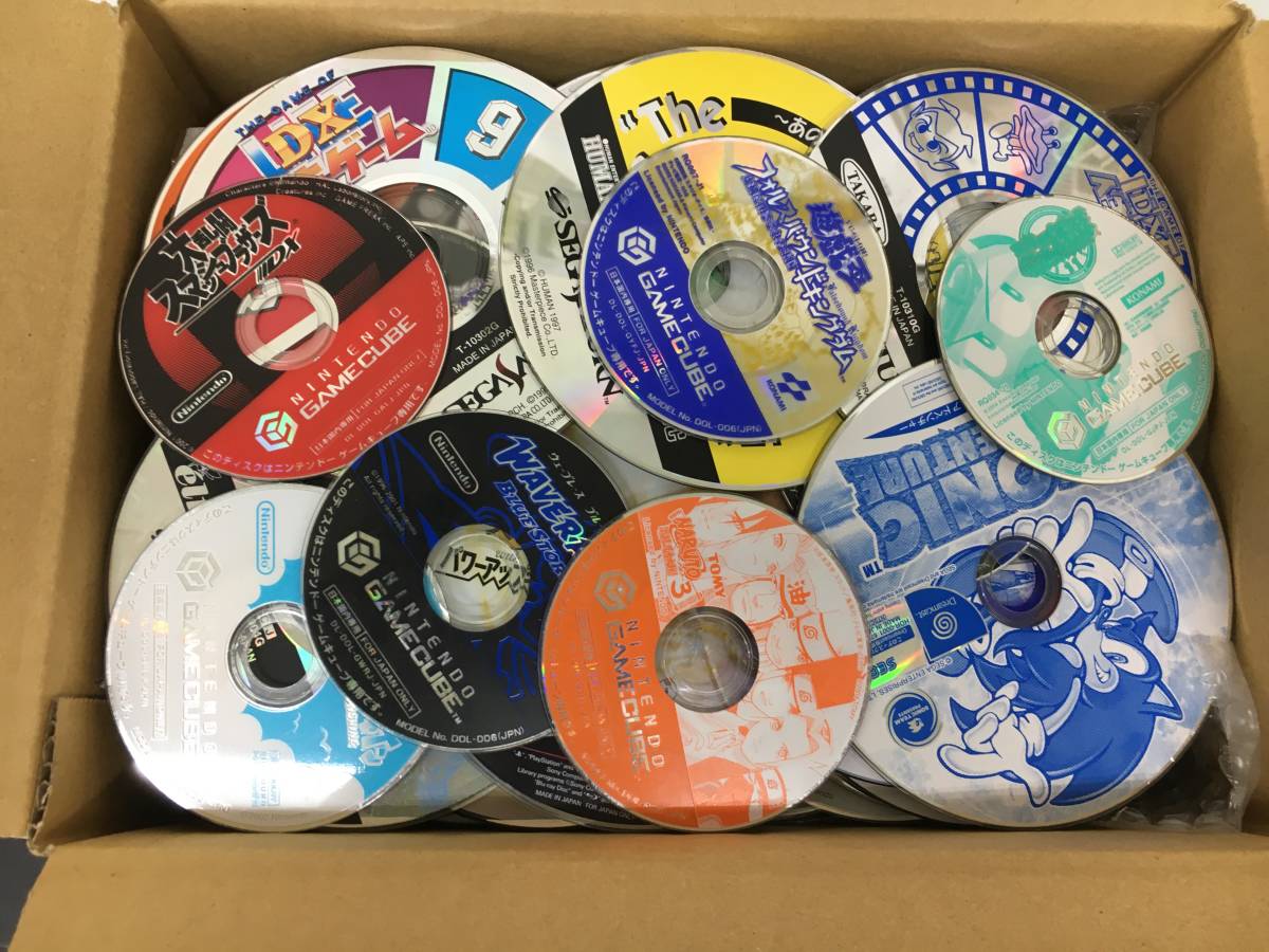 PS3/PS2/Wii/セガサターン/GCなど ソフト ディスクのみ 約100枚 大量