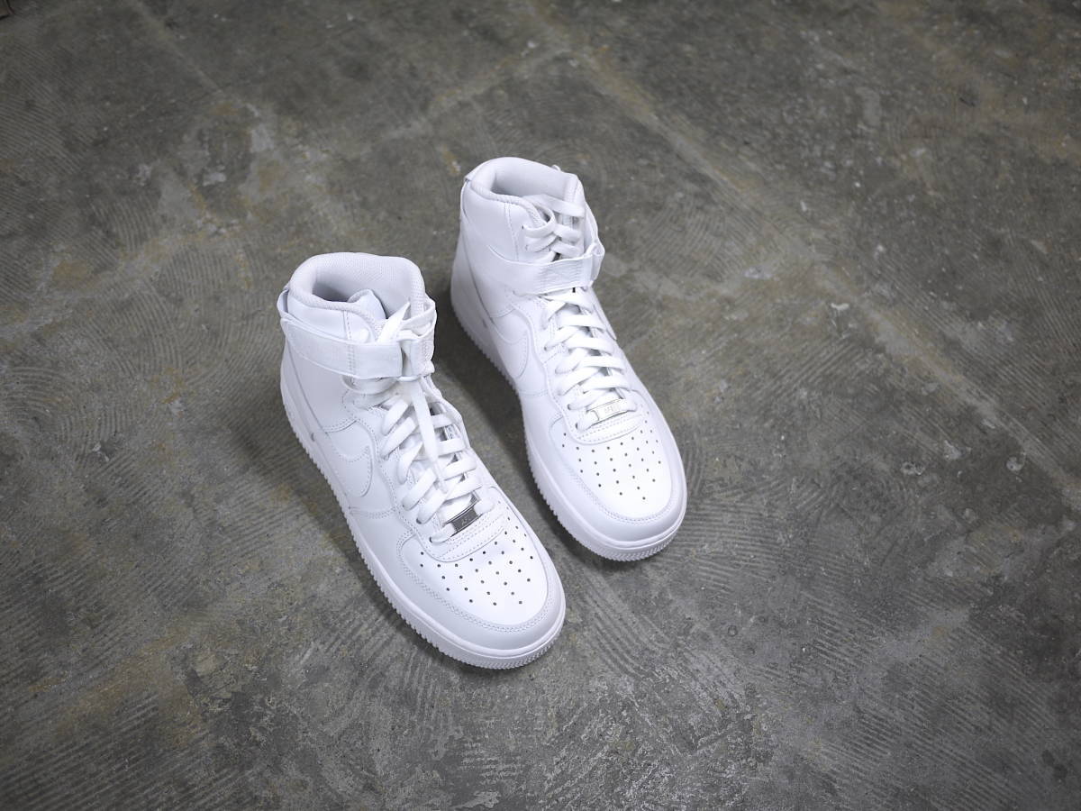 US購入 新入荷！ALLWHITE 25cm Nike ナイキ エアフォース 1 ハイ 