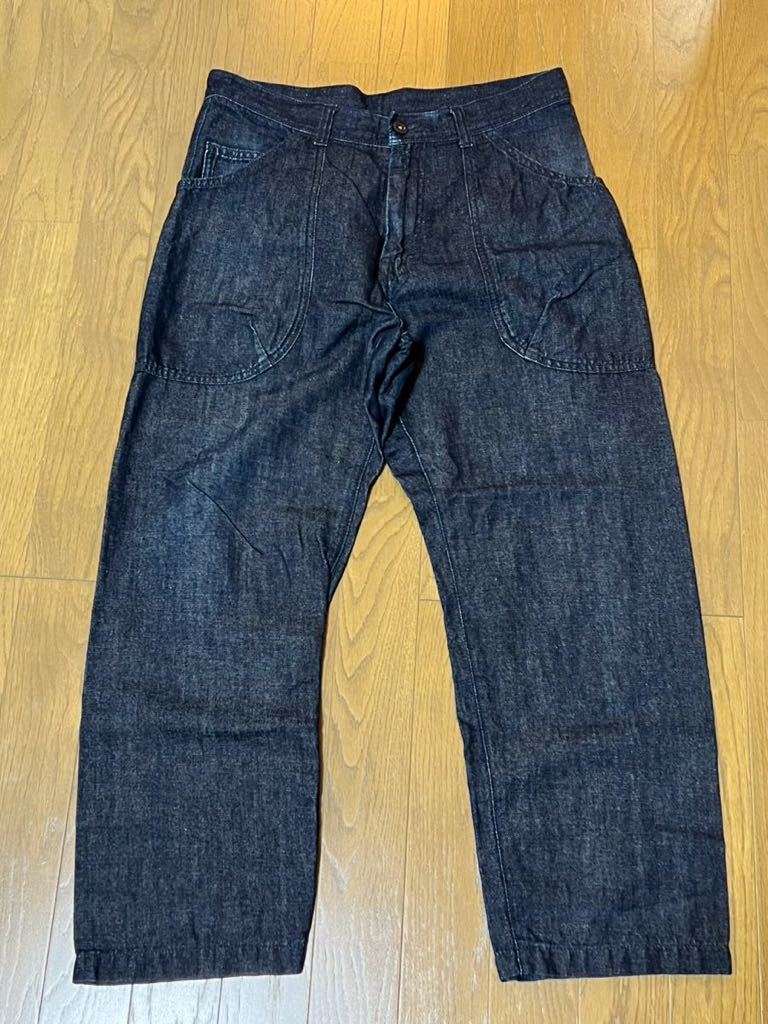 【良品/日本製】カトーKATO コットンリネンパンツ サイズM