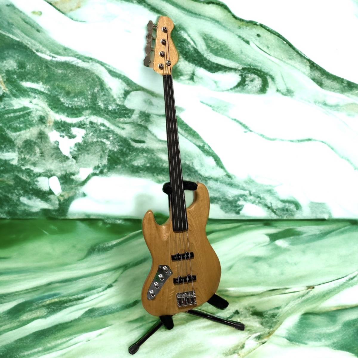 6中古ベースESPイーエスピー美品JAPANジャズBASSエレキ人気JAZZコレクター指弾きレフティ仕様おすすめジャパン ビンテージ貴重こだわり職人