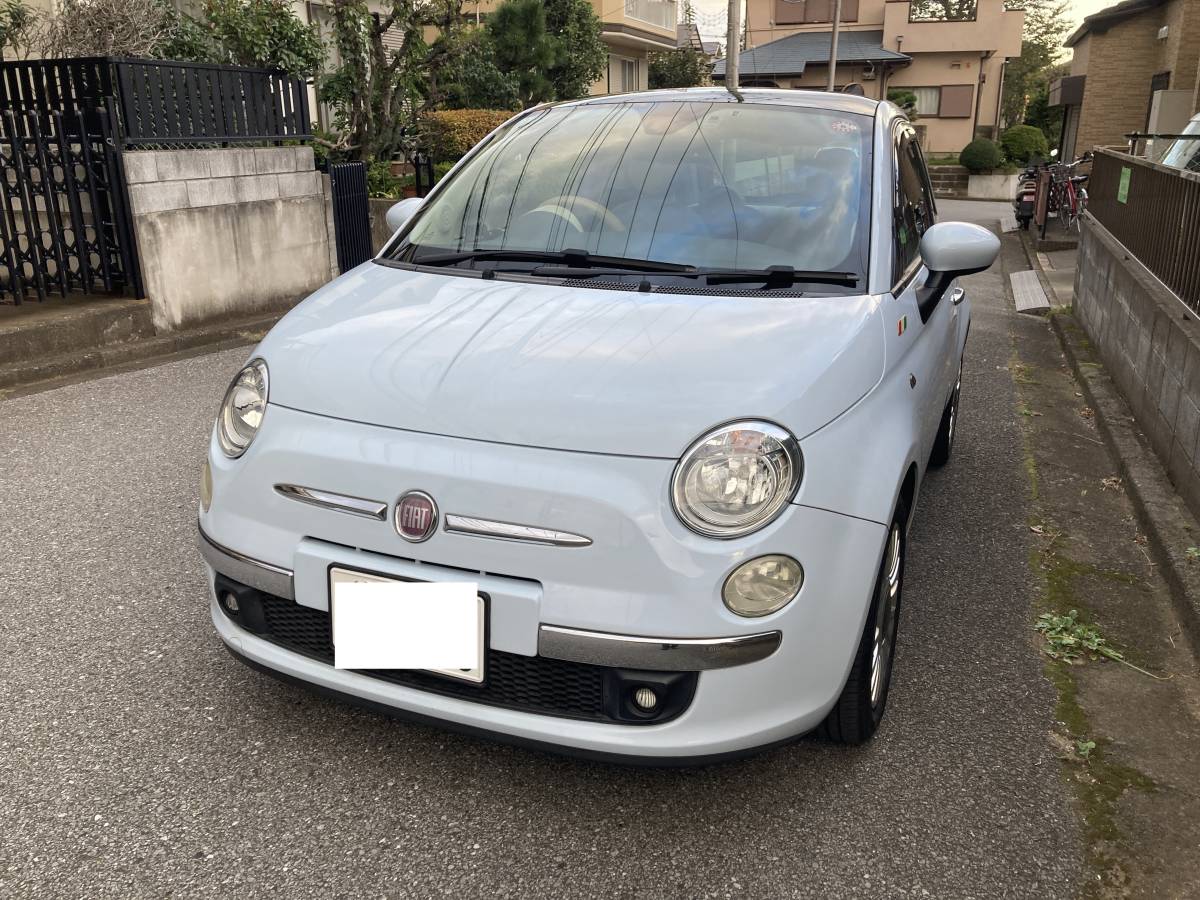  個人格安 フィアット500 1.4ラウンジ 48400km タイベル交換済 機関良好 記録簿全付 ディーラー整備 車検R7.3ま ETC付き(500（チンクェチェント）)｜売買されたオークション情報、yahooの商品情報を 500（チンクェチェント）