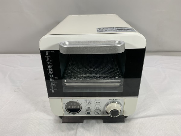 G4-496 ほぼ未使用 ドウシシャ DOSHISHA ピエリア コンパクトノンオイルフライオーブン COR-100B 2019年製 幅約23m 省スペース設計