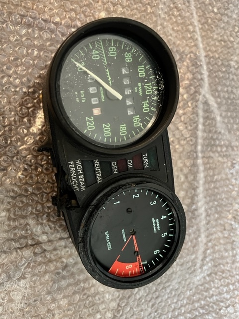 BMW Motorrad R100RS 純正メーター 部品取り用 BMW R100RS モノサス