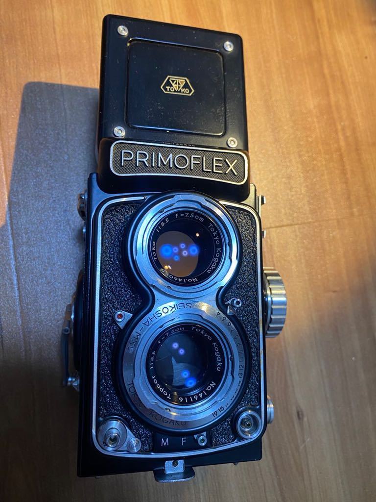限定セール，新品】 PRIMOFLEX 二眼レフカメラ 動作品 75mm f/3.5
