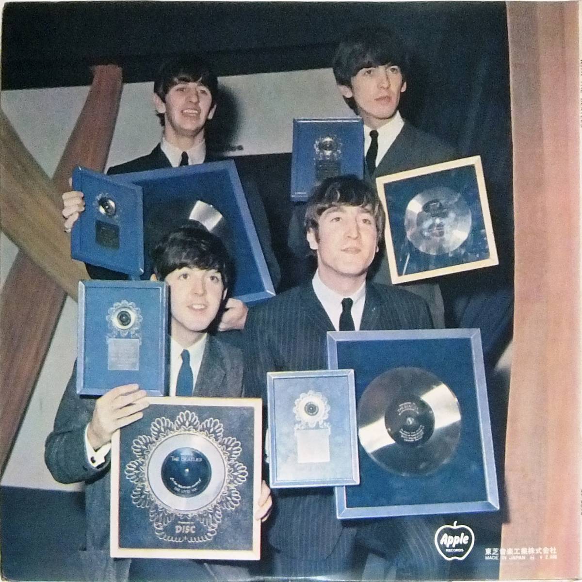 ◇帯LP ビートルズ ステレオ！これがビートルズ Vol.2☆赤盤☆音工⁄