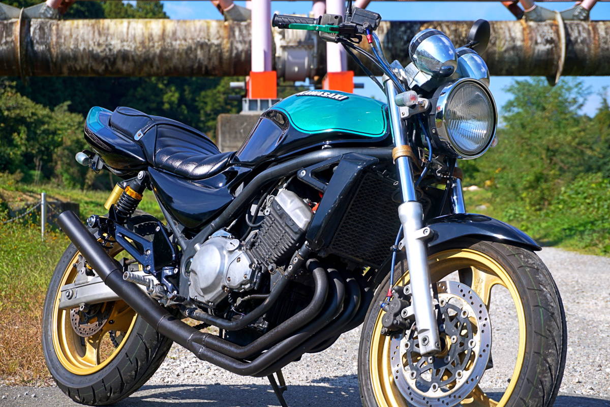 初爆確認済み☆バリオス2 ZR250B カワサキ☆後期☆レストアベース ☆検