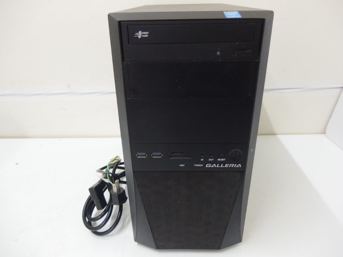 12□/Zク3617 GALLERIA ガレリア PC Core i5-4590 デスクトップ 
