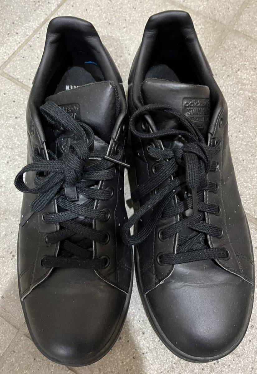 ☆中古☆ adidas STAN SMITH メンズスニーカー ブラック スタンスミス アディダス 定価10890円