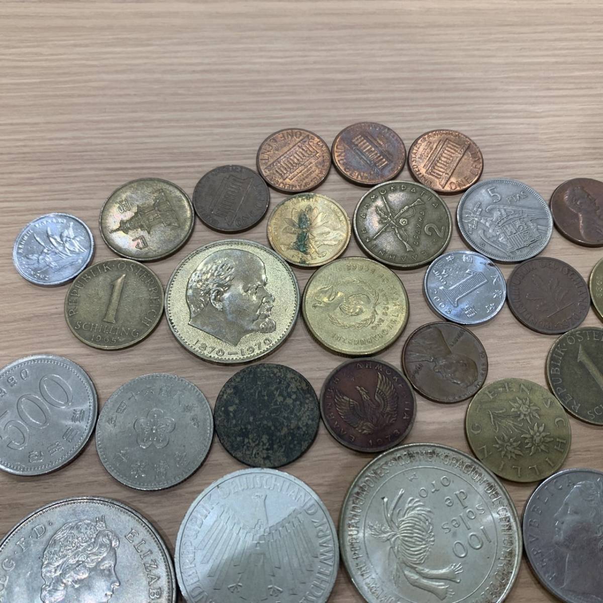 KIM-11a】1円スタート 古銭おまとめ 外国銭 紙幣 リバティコイン パケ袋込み