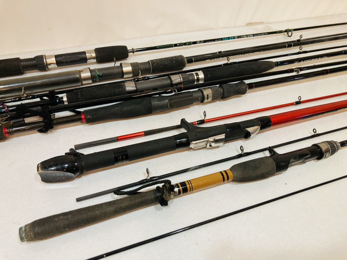 6e67 必見! 釣竿 ロッド 6点まとめて SEA NEXT/SHIMANO/ROYAL TARGET