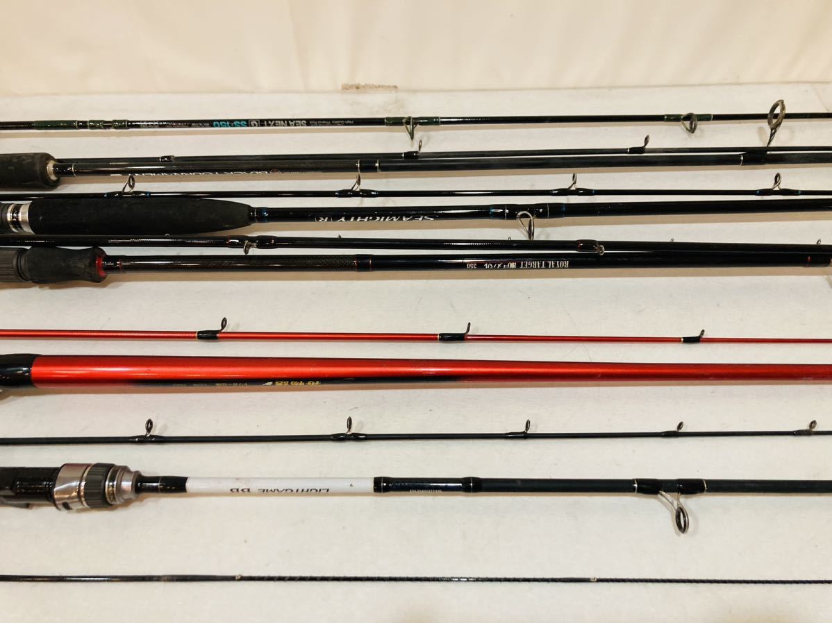 6e67 必見! 釣竿 ロッド 6点まとめて SEA NEXT/SHIMANO/ROYAL TARGET