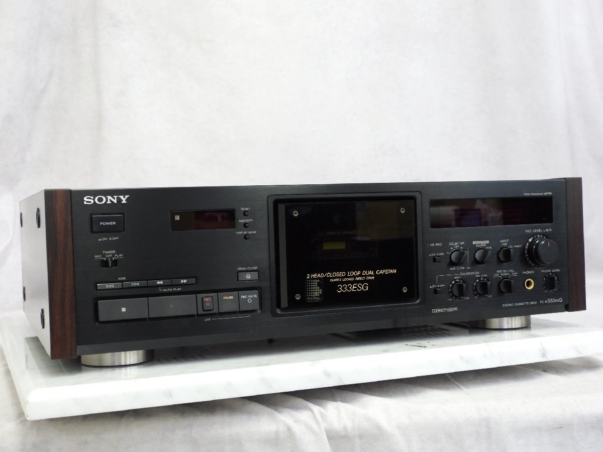 ☆SONY ソニー 3ヘッドシングルカセットデッキ TC-K333ESG　☆ジャンク☆