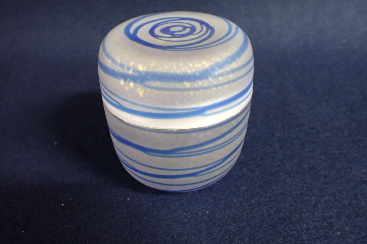 益田芳徳 走泥社 硝子 水指 ☆益田芳徳 硝子水指 走泥社 ガラス 茶道具