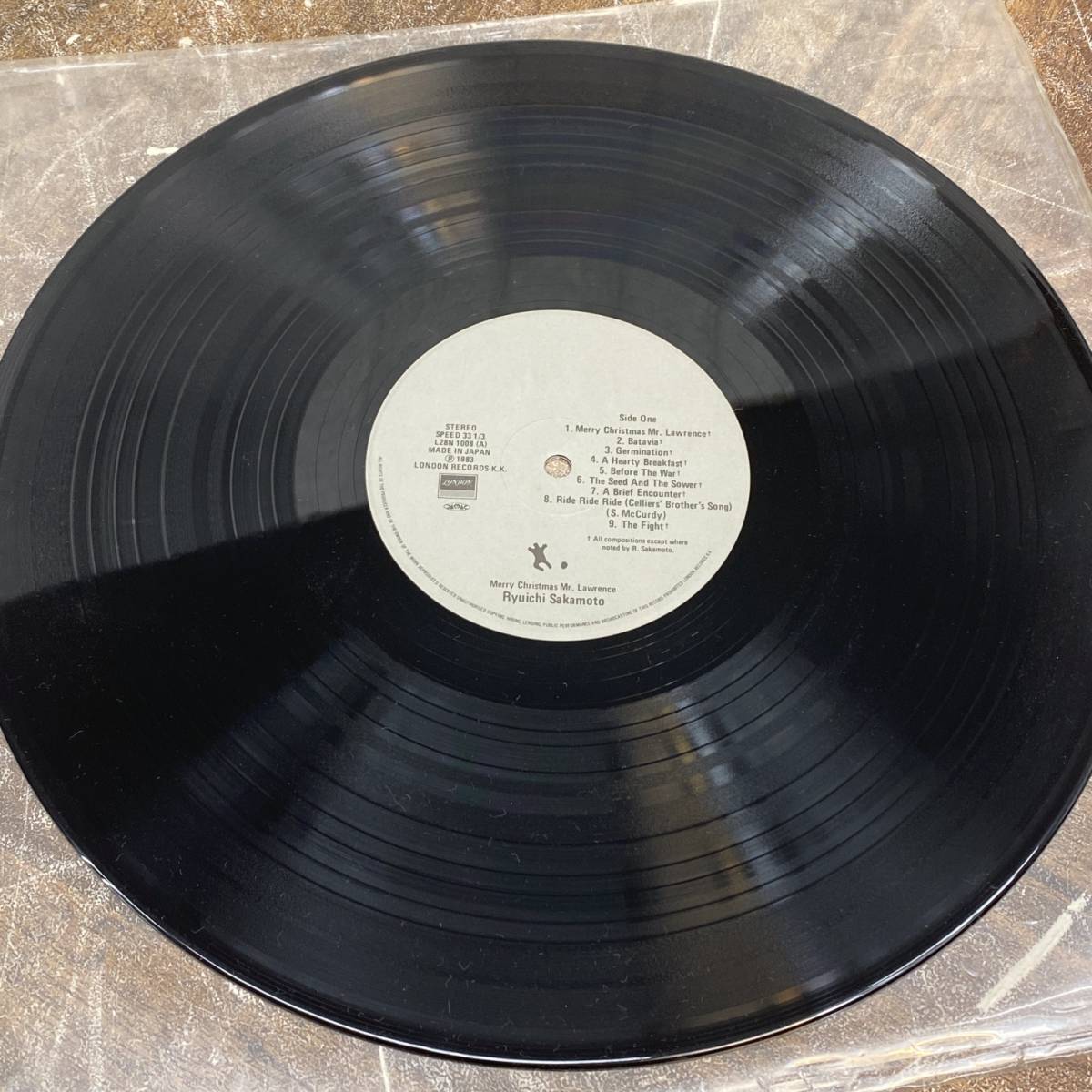 帯付き 坂本龍一 戦場のメリークリスマス LP盤 アナログレコード