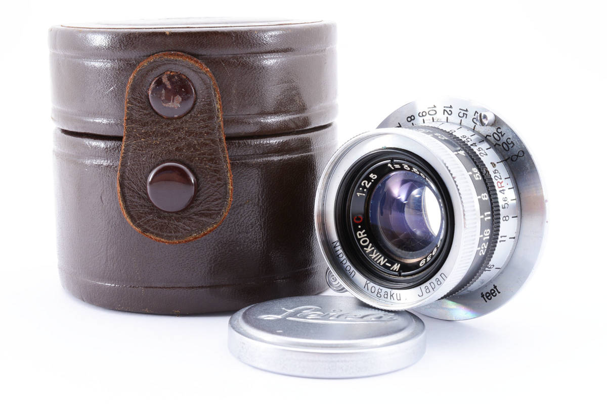 珍品】 NIKON NIPPON KOGAKU W-NIKKOR C 3.5cm 35mm f2.5 黒帯
