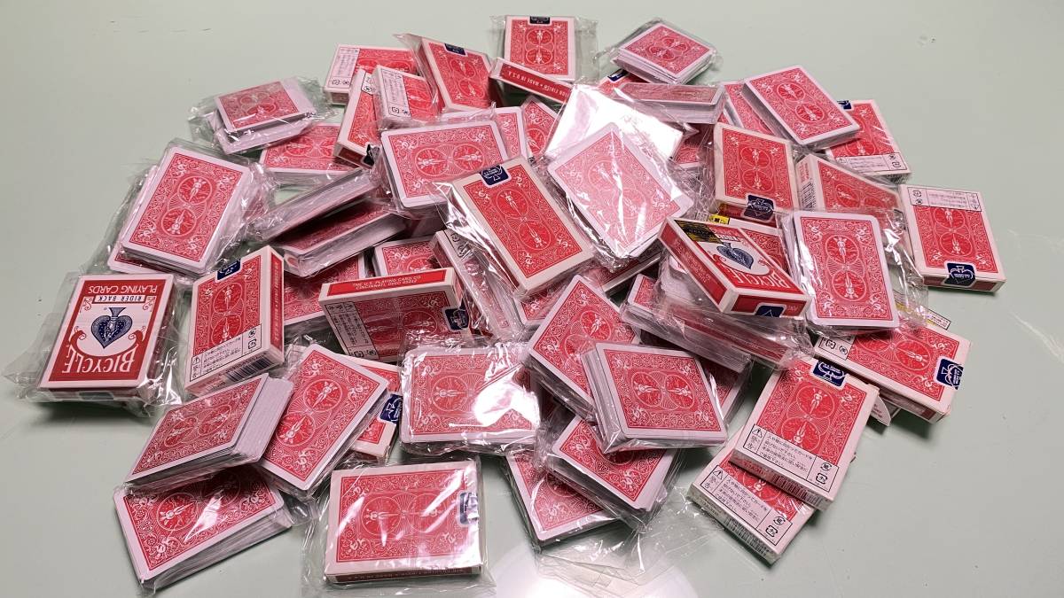 【お一人様限定品】バイシクルポーカーサイズ　ワンウエイデック ★まとめ売り★ ワンウェイデック(青裏) | 横浜マジック