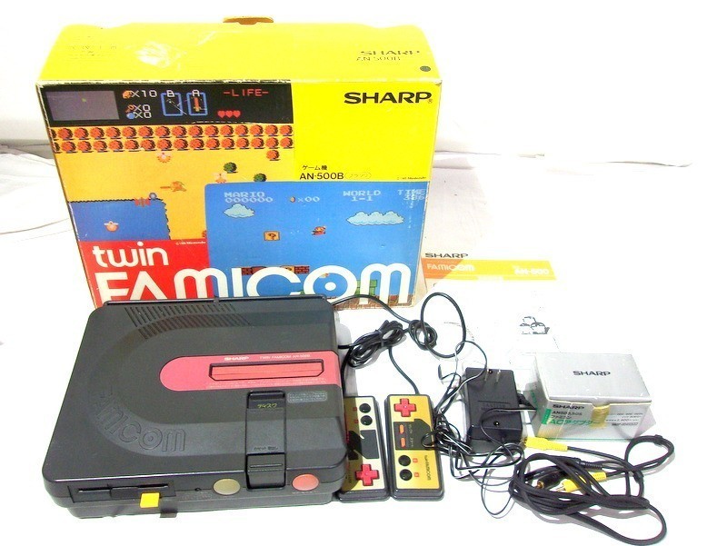 1000円スタート ファミコン 本体 SHARP シャープ TWIN FAMICOM AN-500R