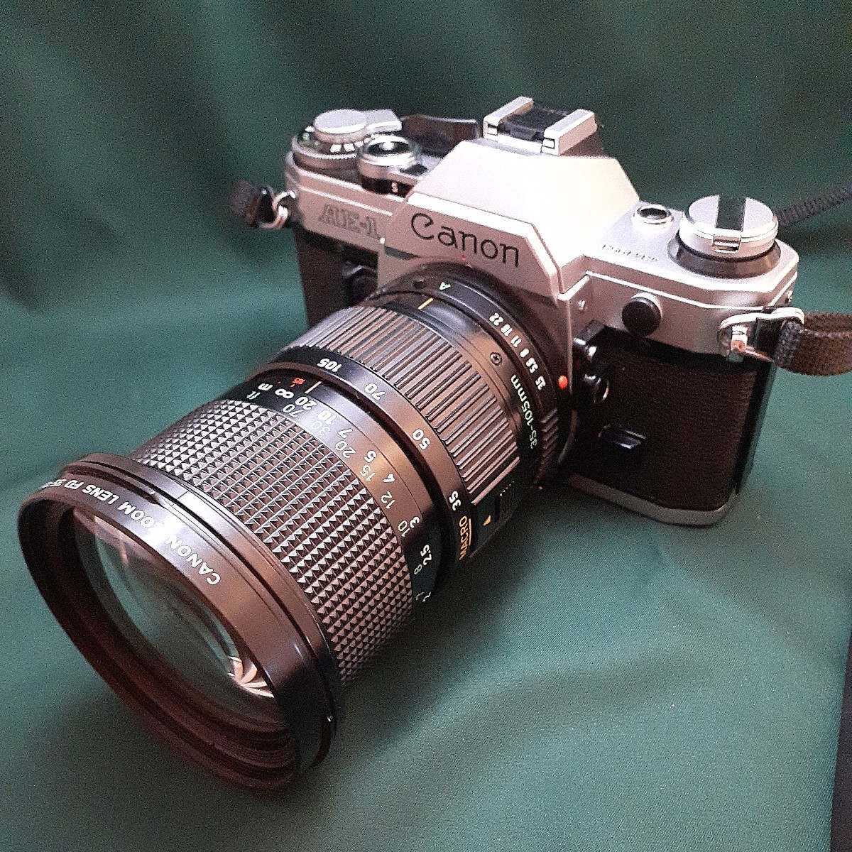 Canon キヤノン☆CANON FD ZOOM LENS 35-105mm f3.5☆CANON AE-1 動作
