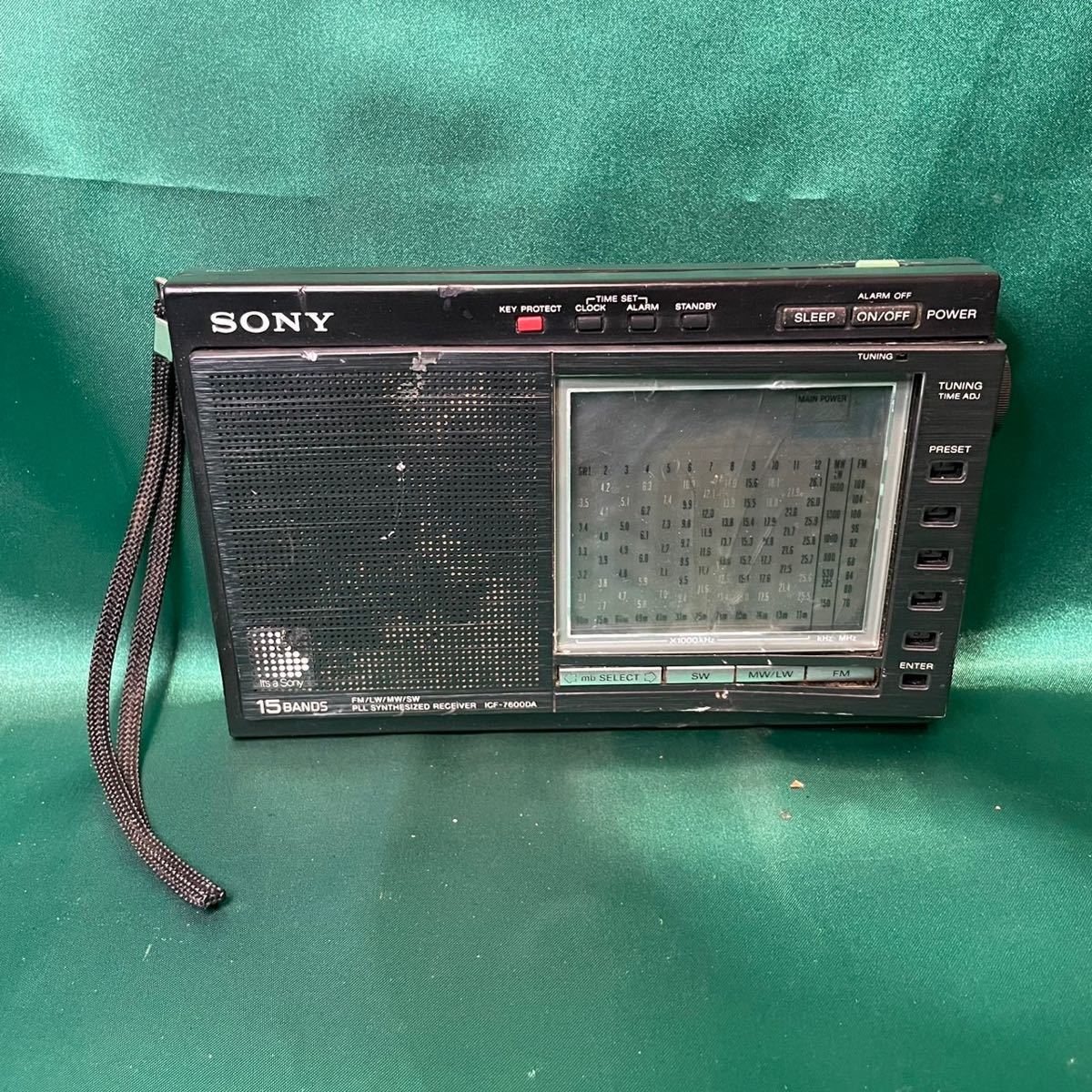 ジャンク 部品取り SONY ICF-7600DA BCLラジオ マルチバンド
