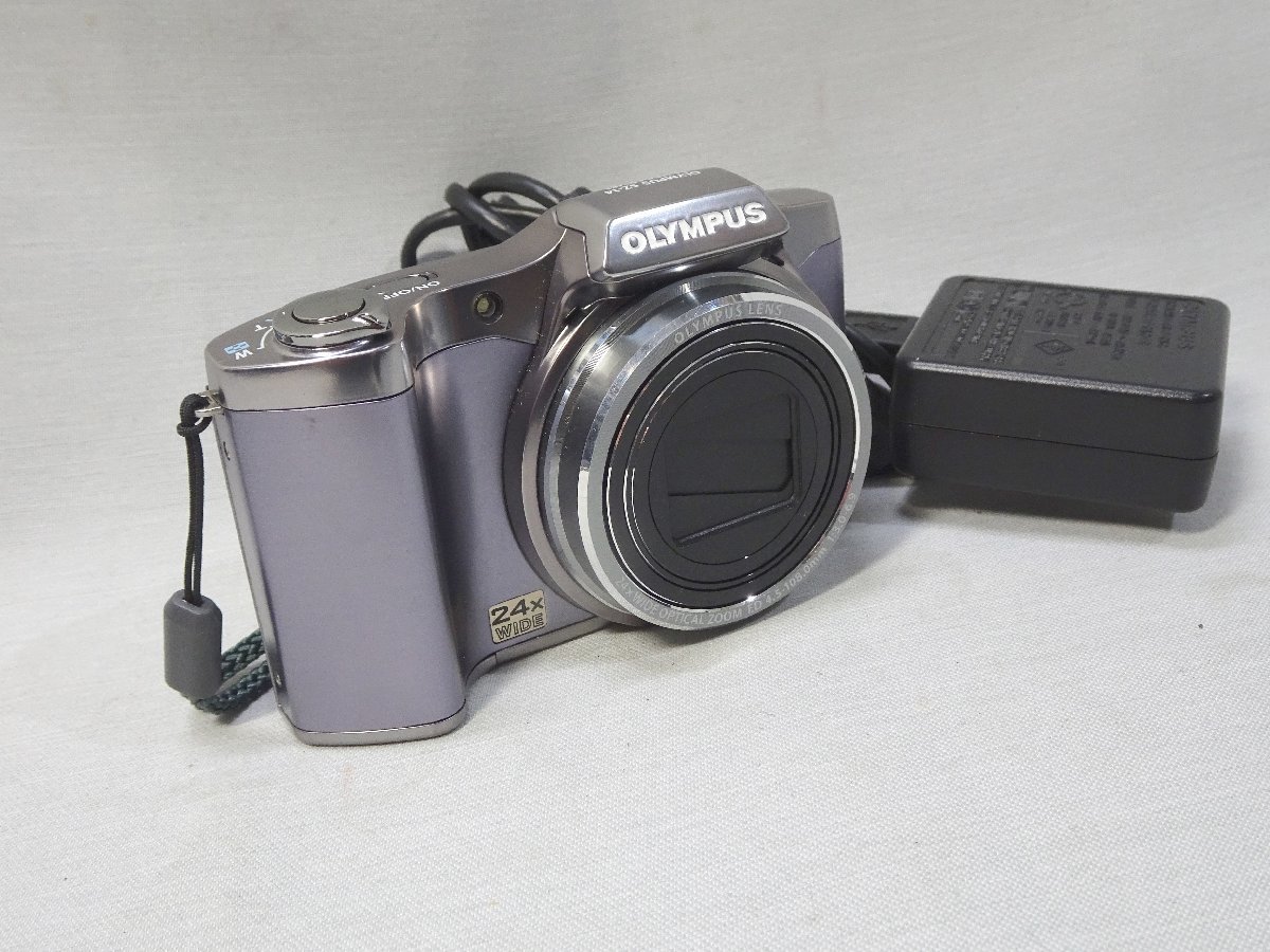 完動品】OLYMPUS SZ-14 コンデジ シルバー 動作確認済 完動品】OLYMPUS