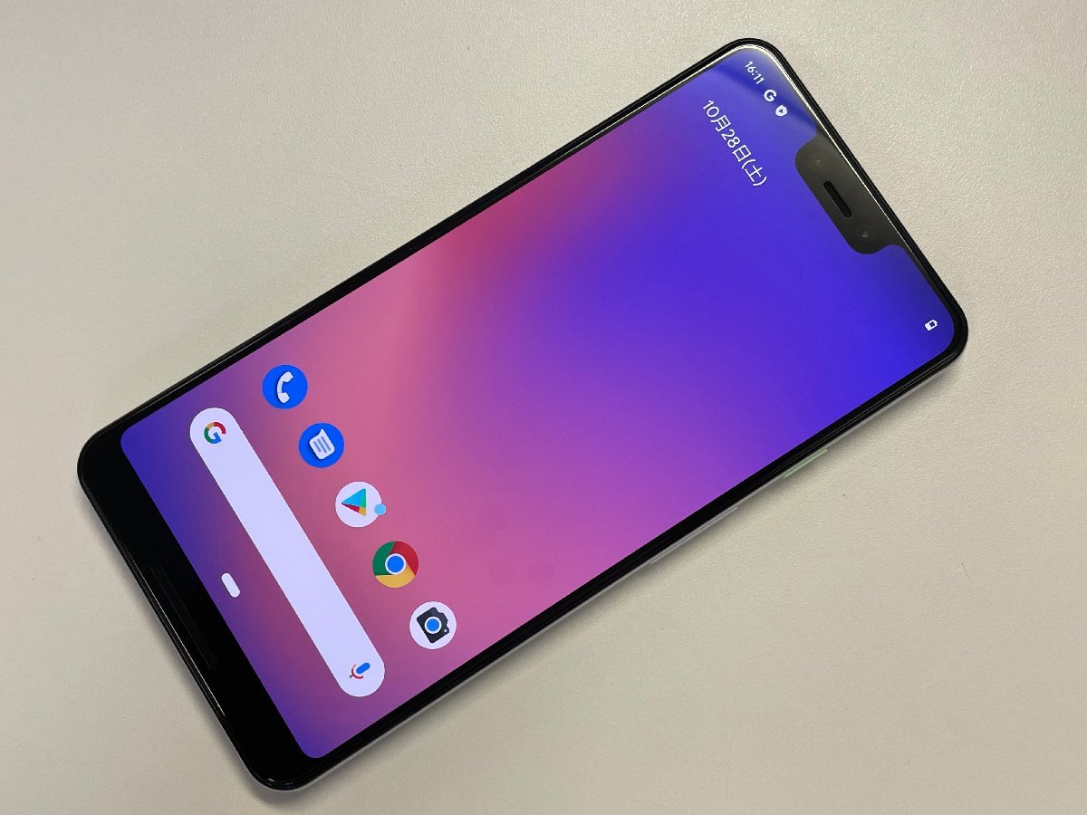 docomo Google Pixel 3 XL 128GB ClearlyWhite SIMロック解除済