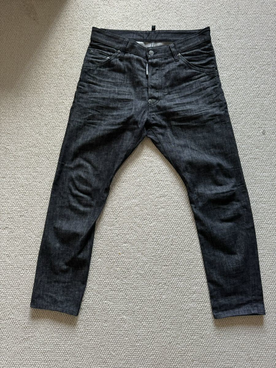 Dsquared2 ディースクエアード ブラックデニム classic kenny jeans 44