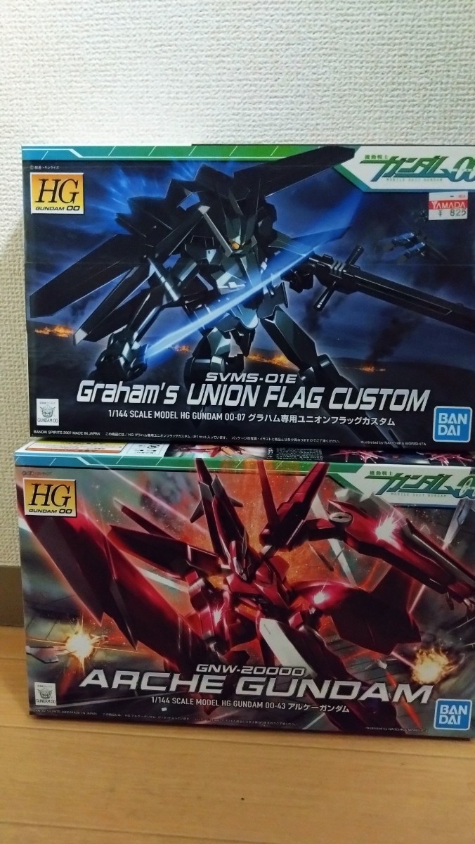 未組立 ガンプラ ダブルオー HG グラハム専用ユニオンフラッグカスタム アルケーガンダム