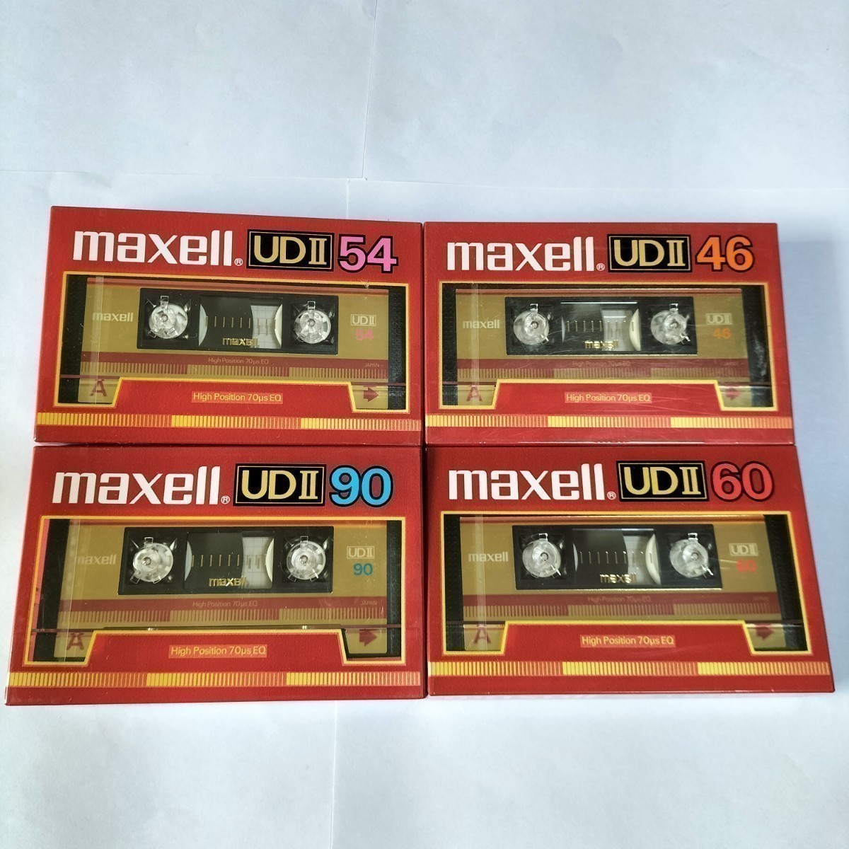 【未開封4本】UD★カセットテープ★ハイポジション★high position★maxell★UDⅡ★⑬