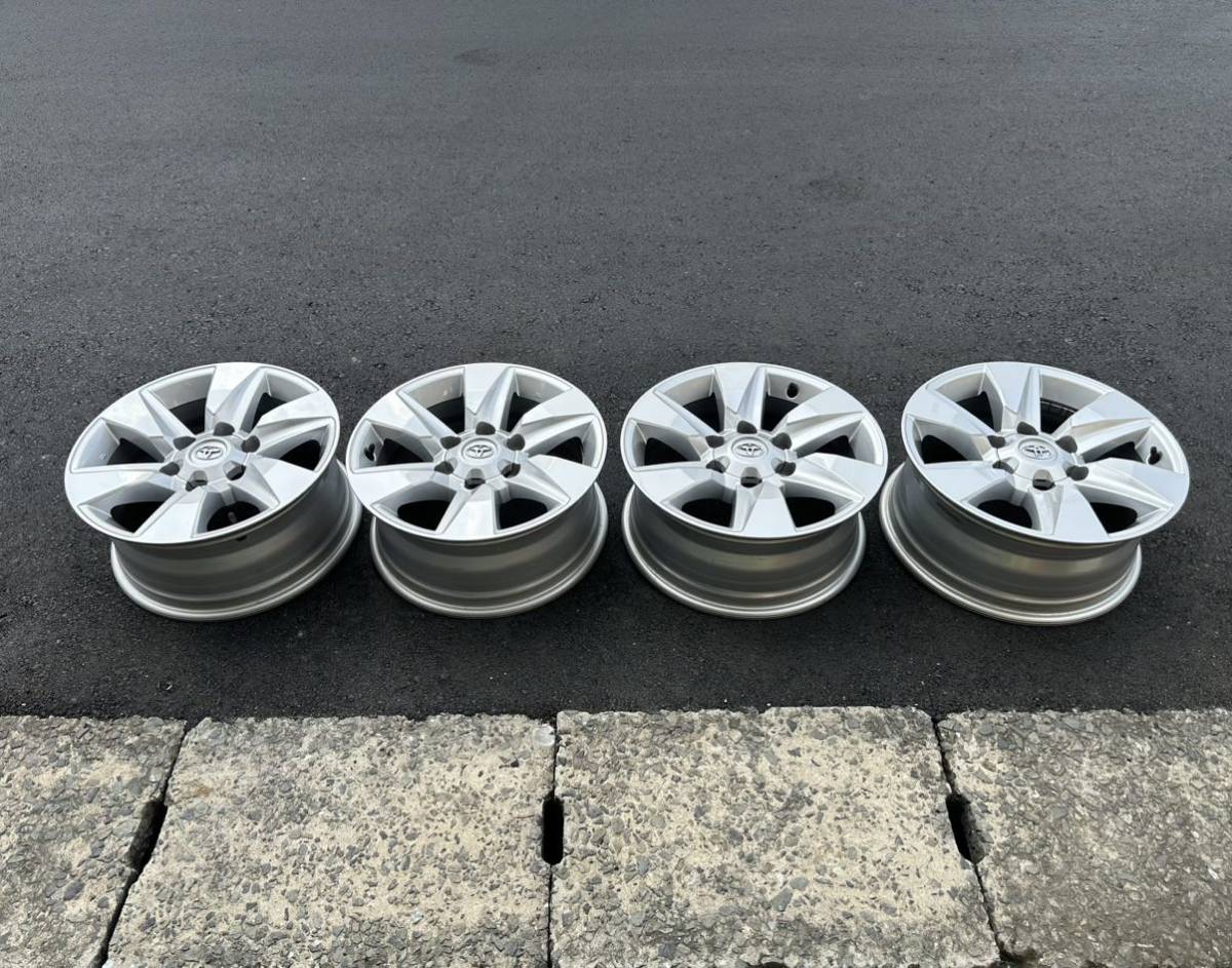 トヨタ 17インチ 150系 プラド TOYOTA 純正 7.5J 139.7 4本 
