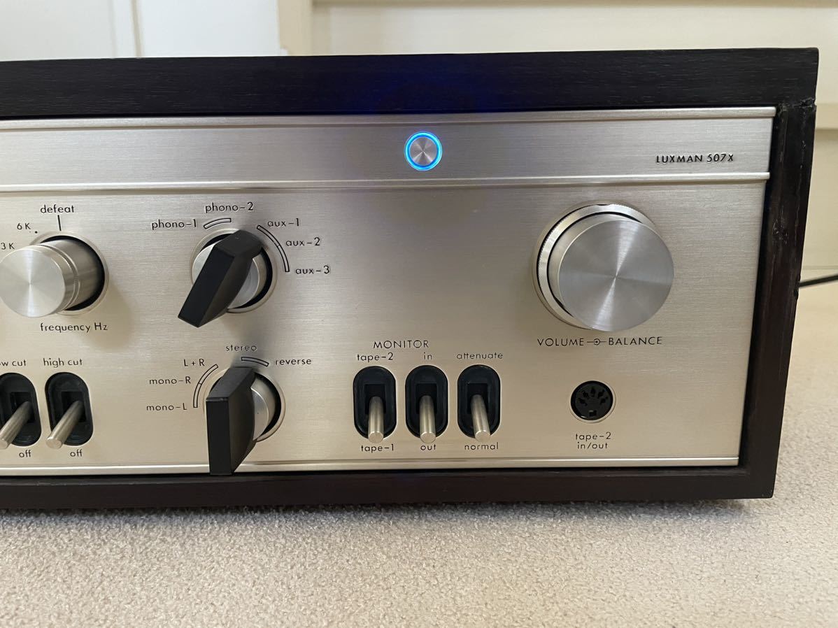 売り切り ラックスマン LUXMAN SQ-507X 整備品 動作OK プリメイン 名機