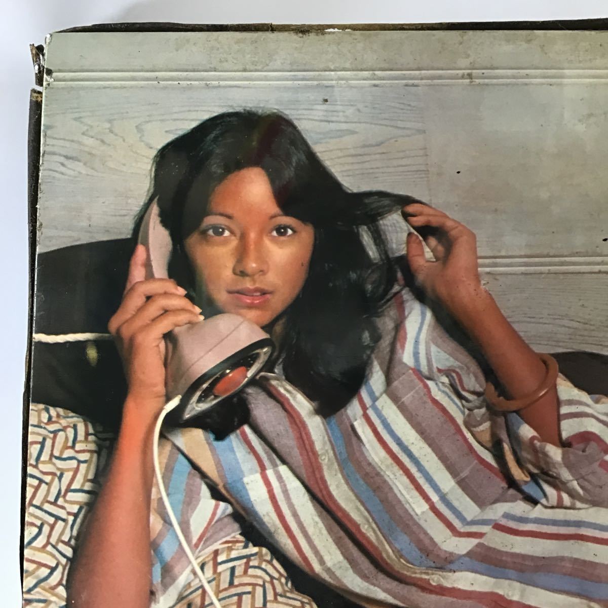 同梱可】レア アグネスラム 木製フレーム パネル 写真 昭和 アイドル