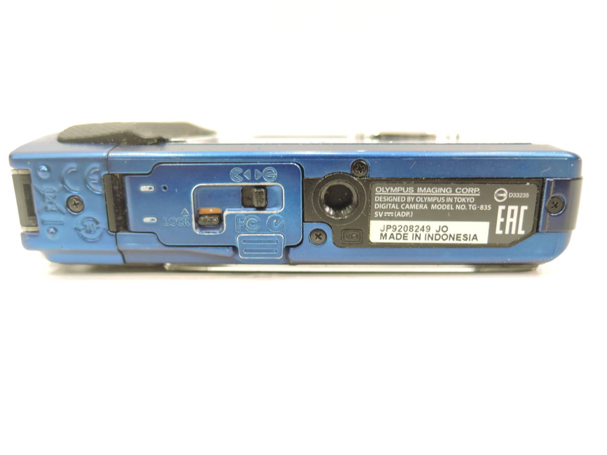 OLYMPUS TOUGH TG-835 コンパクトデジタルカメラ ブルー 起動確認済み