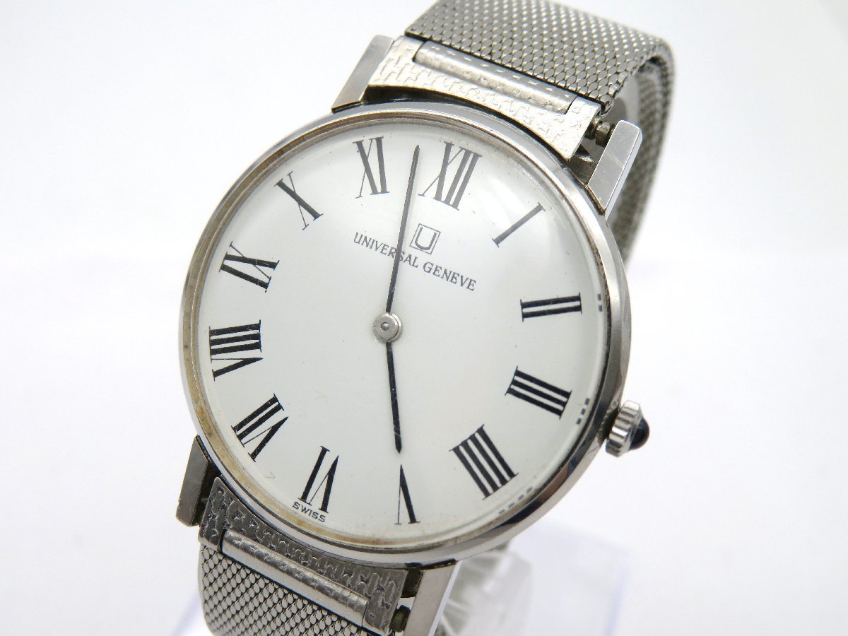 1円～ UNIVERSAL GENEVE ユニバーサル ジュネーブ 2針 手巻き 腕時計
