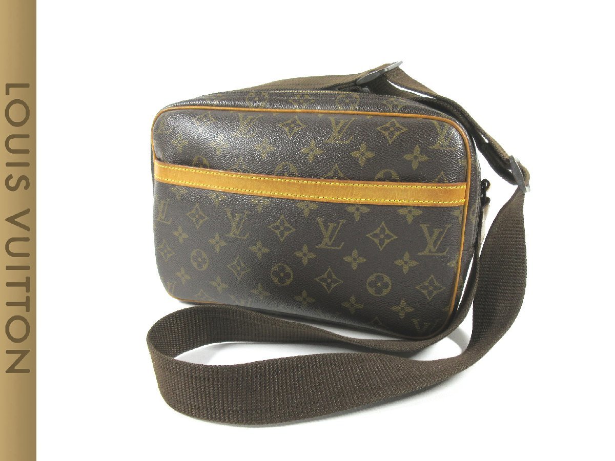 VUITTON LOUIS モノグラム リポーターPM ショルダーバッグ M45254 ルイ 