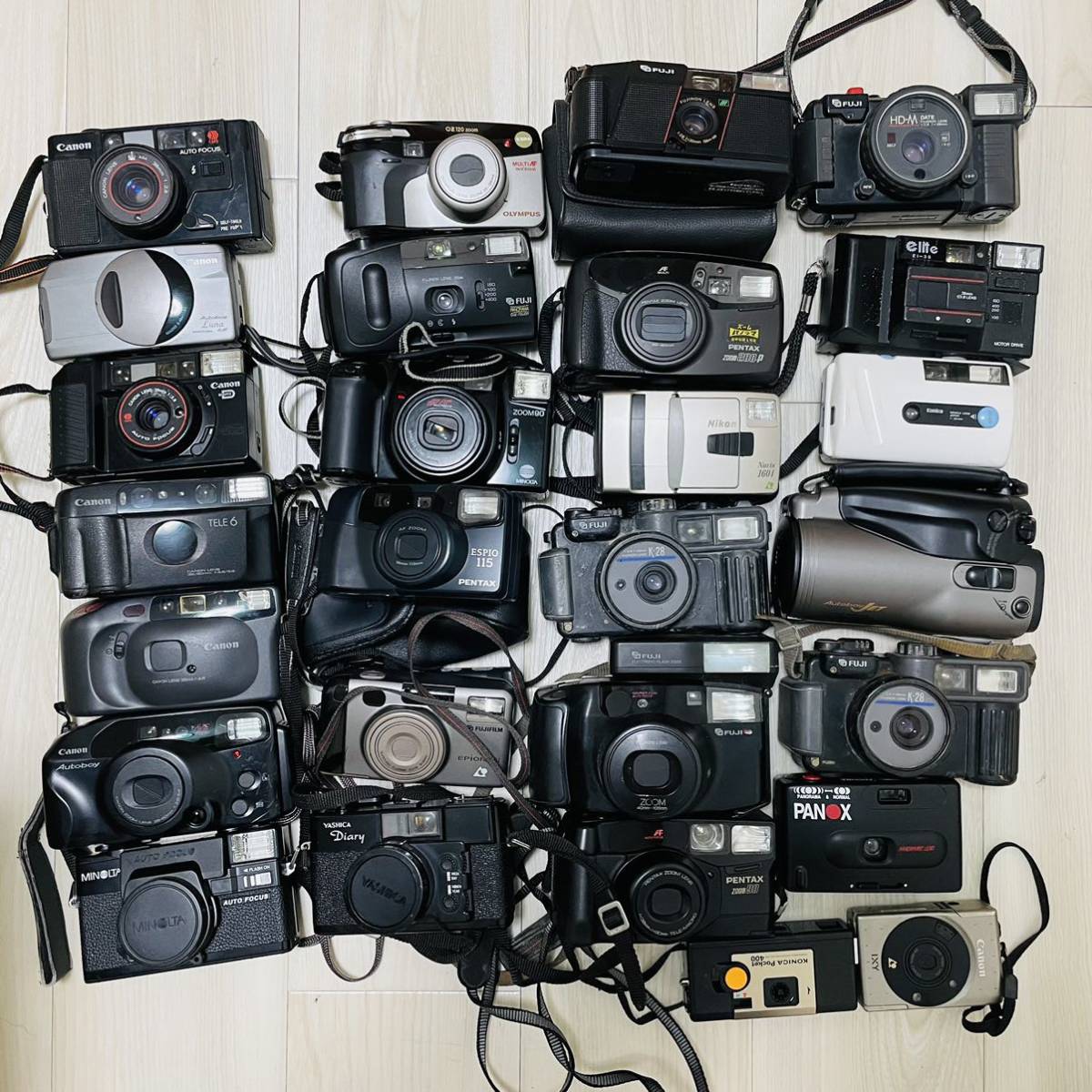 カメラ レンズ まとめ セット フィルムカメラ ジャンク Cannon PENTAX MINOLTA YASHICA Nikon FUJI