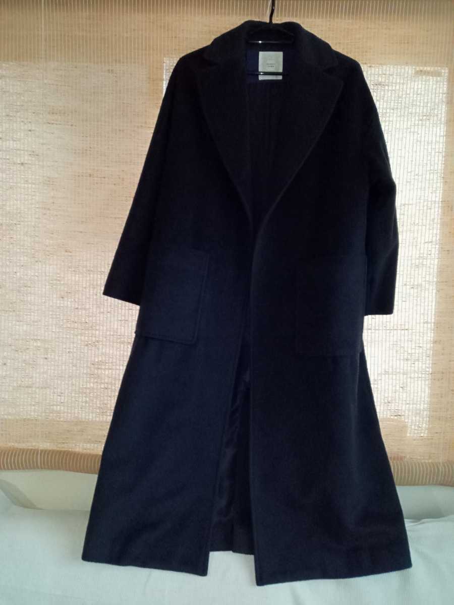 MaxMara MARELLA カシミヤ混 コート MAX MARA◇コート/42/カシミア/BLK