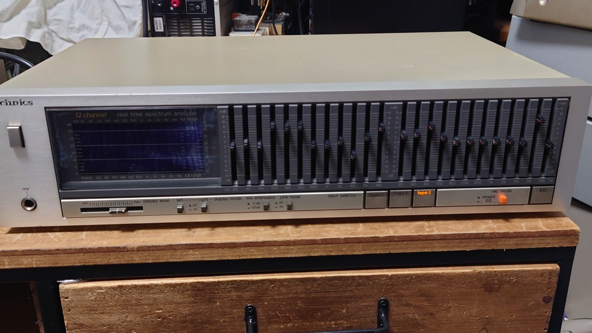 Technics - SH-8055 Graphic Equalizer Yahoo!オークション テクニクス 