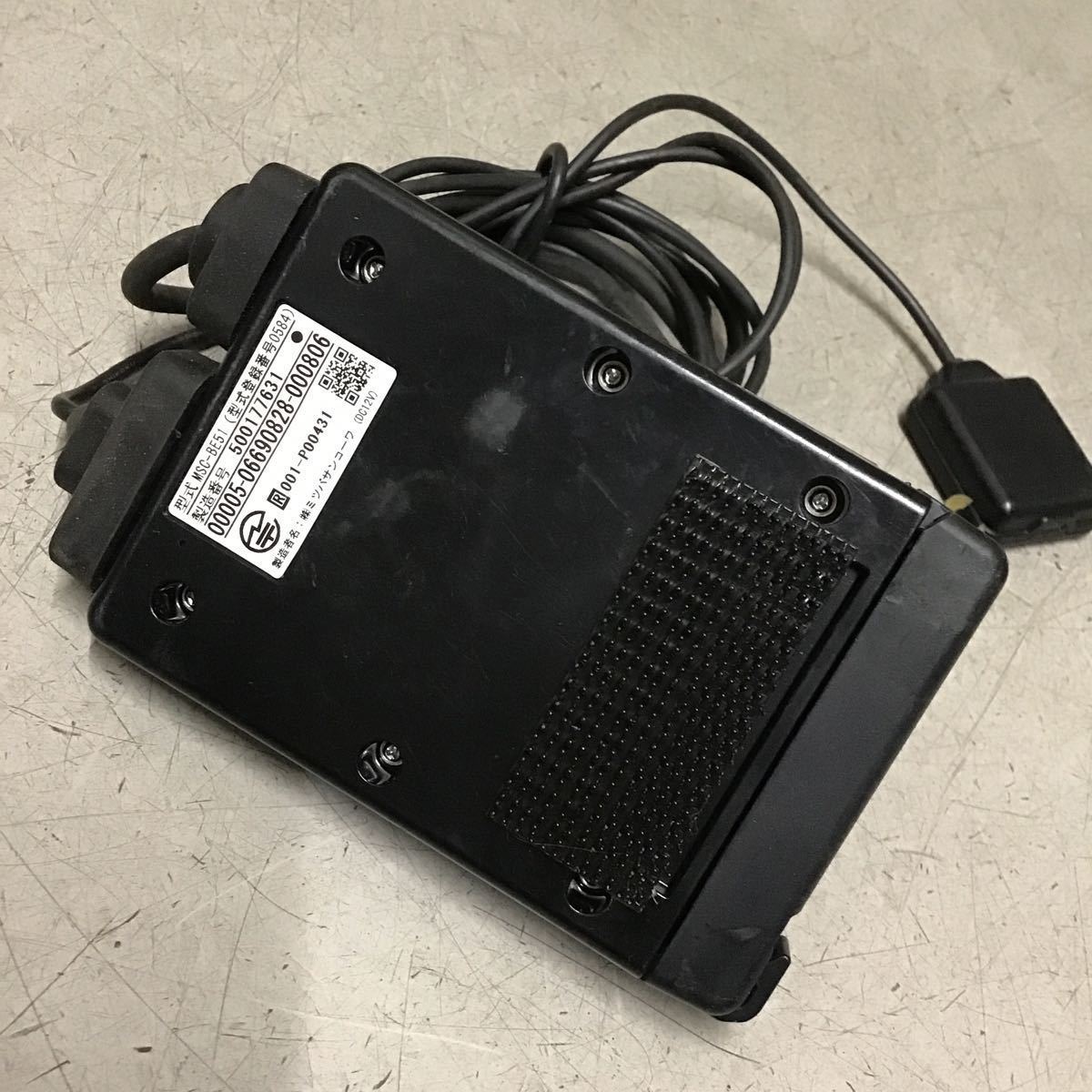 AA04-2 MSC-BE51 ミツバ アンテナ分離型 バイク用 二輪車用 ETC 車載器
