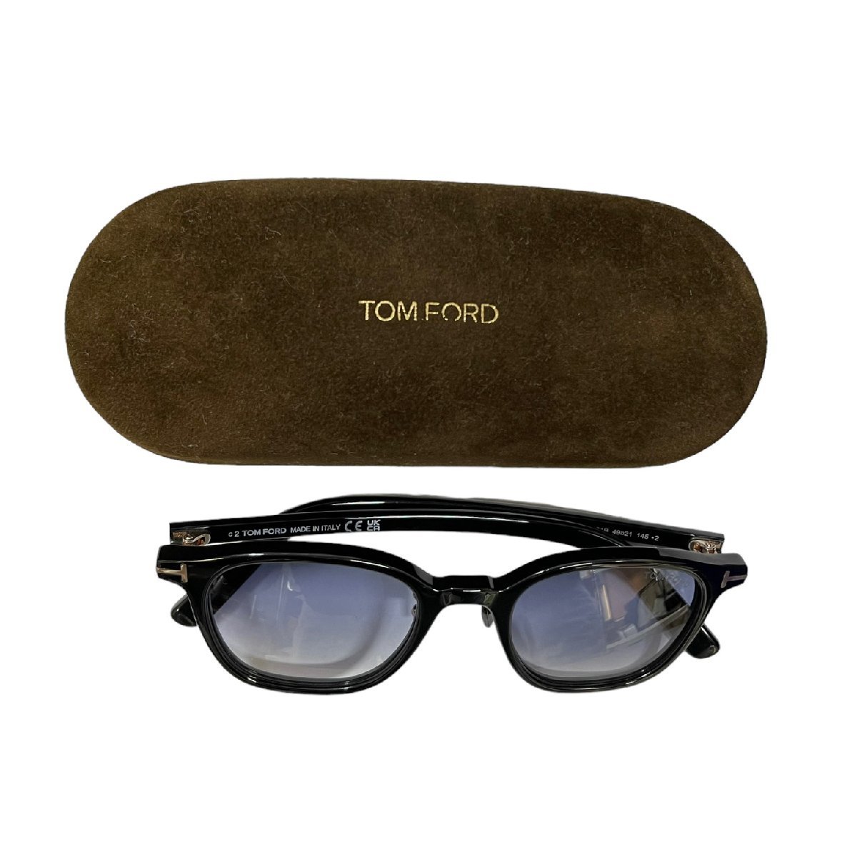 中古品】TOMFORD トムフォード TF978-D ブラック 49□21 145 